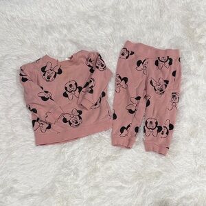 Kids Matching Set with Cartoon Print